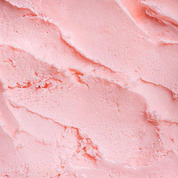 istock Pink strawberry ice cream texture 2231772578
