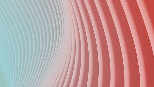 istock Pastel Red And Blue Gradient Curved Lines Abstract Background With Smooth Flow Design 2231774357