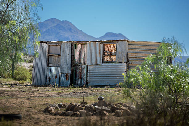 istock Abandoned shack next to the road 2231776292