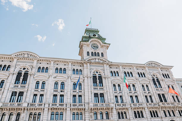 istock Historic Trieste City Hall Building with Clock Tower 2231780761