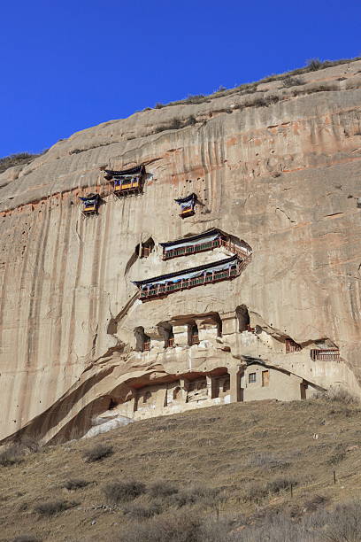 The Thirty-Three Heavens Cave in the Mati Temple Grottoes, Zhangye, Gansu, China, is one of the most important Buddhist cave temples.