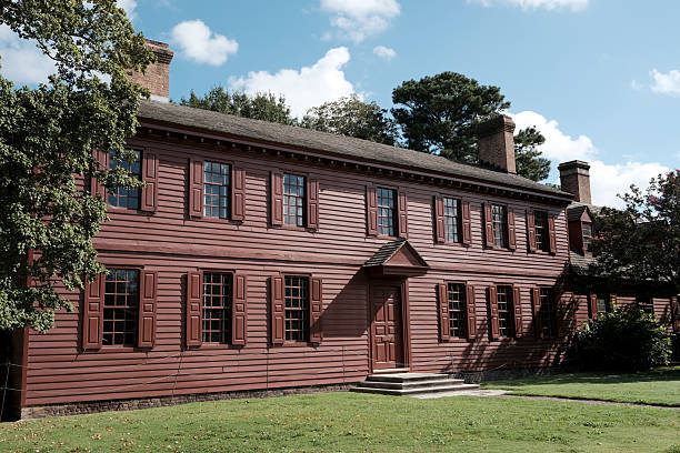 Williamsburg, Virginia: USA August 23, 2025:  The Peyton Randolph House was occupied from 1771 to 1775 who served the Colony of Virginia in many of its highest government offices and became president of the Continental Congress.