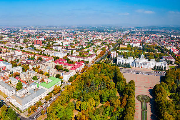 istock Nalchik city aerial panoramic view, Russia 2231794798