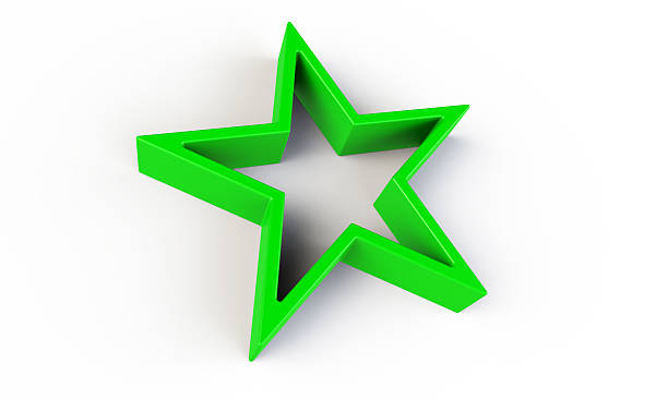istock 3d,Green,Star,Isolated,On,White 2231797083
