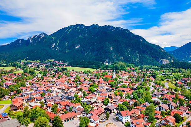 istock Oberammergau aerial panoramic view in Bavaria, Germany 2231800994