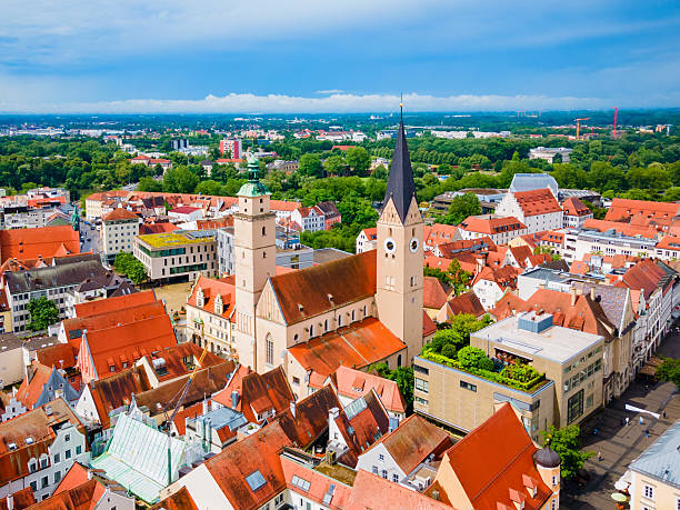 istock Ingolstadt old town aerial panoramic view 2231801037