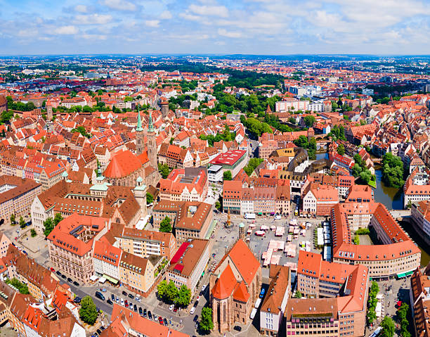 istock Nuremberg old town aerial panoramic view 2231801055