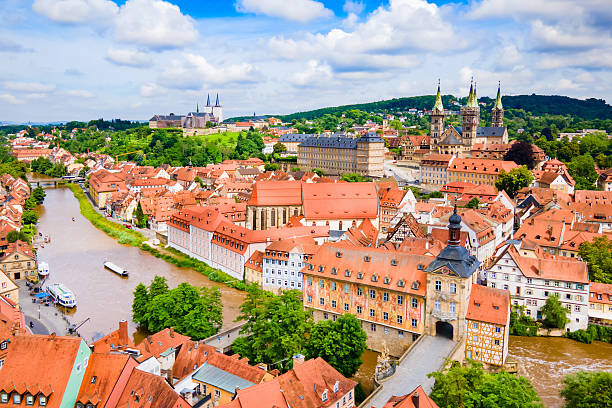 istock Bamberg old town aerial panoramic view 2231801075