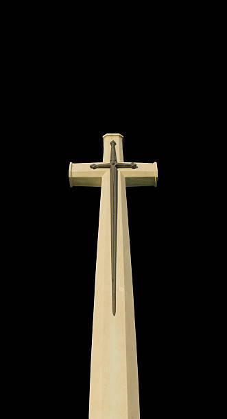 istock Cemetery,Cross,Isolated,Against,Black 2231805935