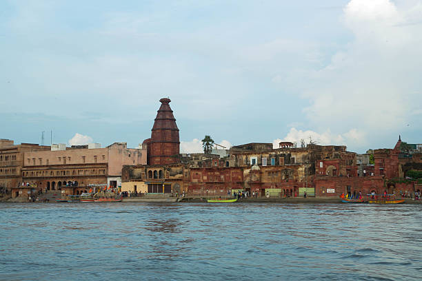 istock Yamuna river Temple ghat view 2231807758