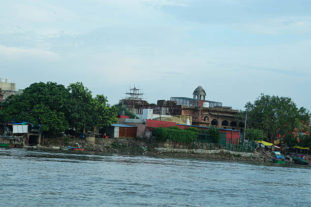 istock Yamuna river Temple ghat view 2231808138