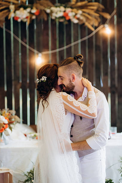 istock the first wedding dance of the bride and groom 2231809657