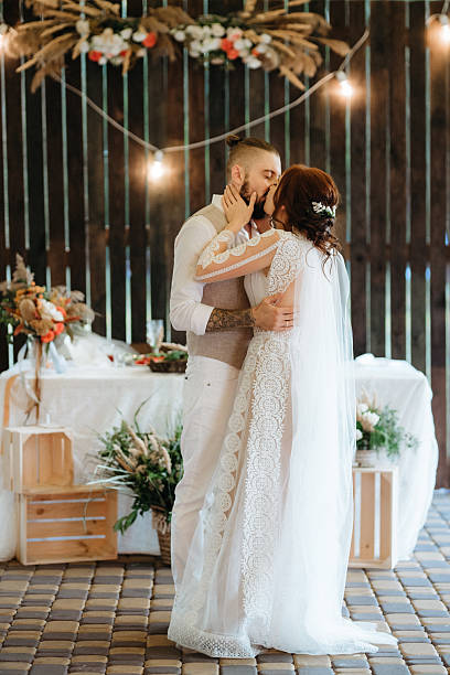 istock the first wedding dance of the bride and groom 2231811684