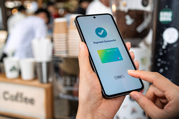 istock Mobile Payment Successful at Coffee Shop 2231826249