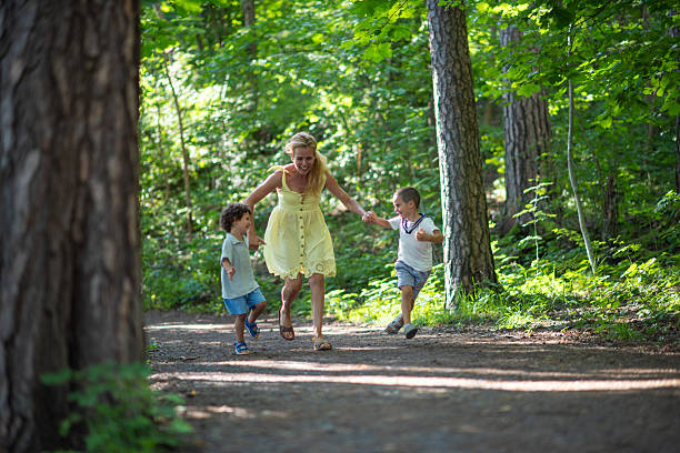 istock Happy moments in the forest. 2231831693
