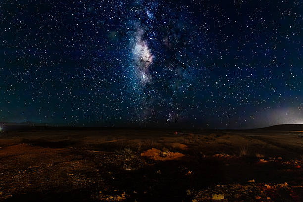 Milky Way over the Negev Desert in August. High quality photo