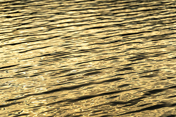 istock Gold colored surface of water 2231835047