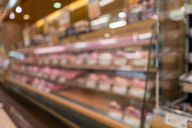 istock Defocused Background of Supermarket Meat Section 2231867689
