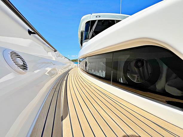yacht on the intracoastal waterway