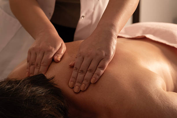 istock Professional spa body massage. 2231875065