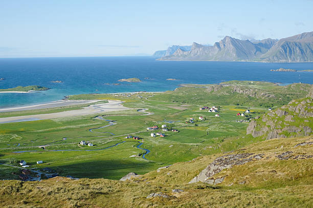 istock View rural landscape, sea and mountains 2231888385