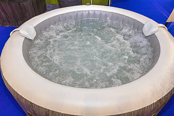 istock Hot Hydromassage Inflatable Tub 2231890179