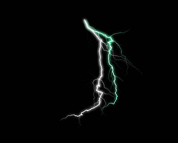 istock A striking, split lightning bolt illuminates a dark void with vibrant white and electric green energy, showcasing raw power. 2231895772