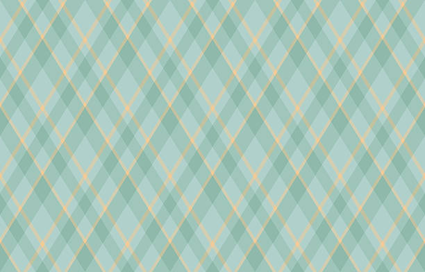 istock Classic plaid pattern in pastel teal and gold. Elegant fabric texture, ideal for backgrounds, textiles, designs and wrapping paper. Versatile and aesthetically pleasing. 2231897049