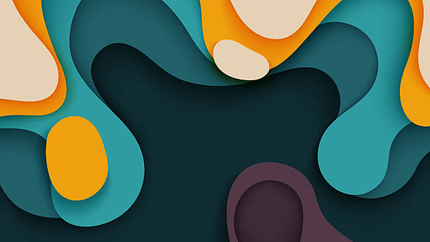 istock Colorful Abstract Background with Vibrant Lines and Artistic Design Elements 2231897573
