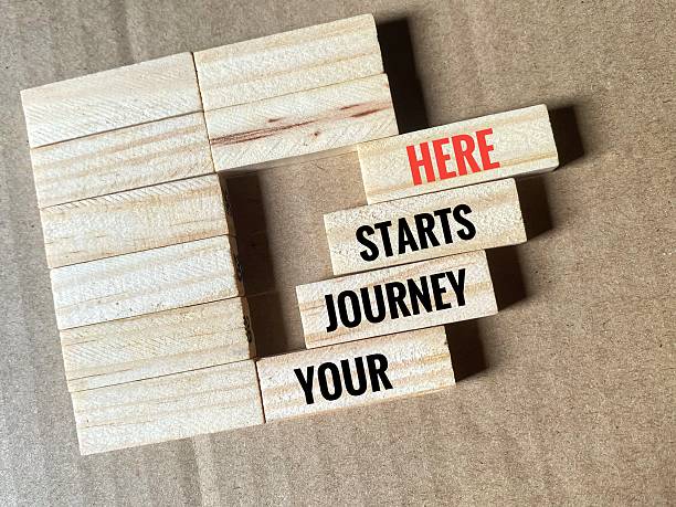 istock Word Your Journey Start Here on wood blocks. 2231912200