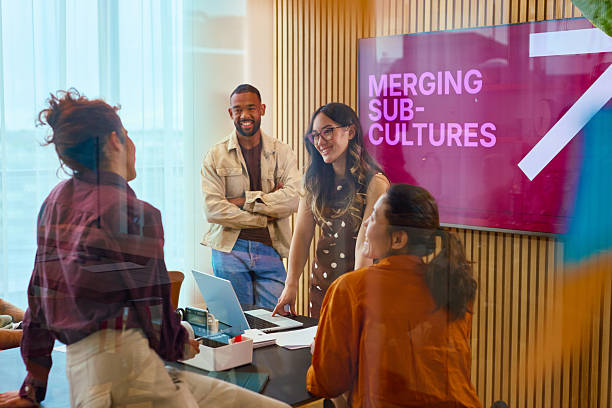istock Business team collaborating on project in modern office 2231951955