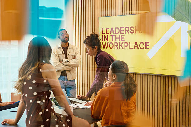 istock Managers leading a leadership training session in the office 2231951957