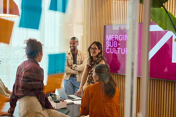 istock Business team collaborating on project in modern office 2231951961