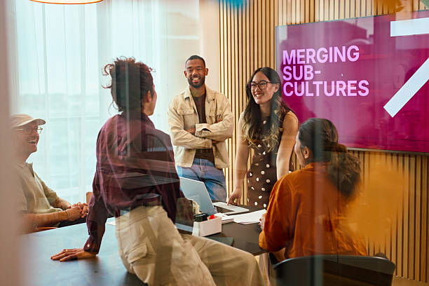 istock Business team collaborating on project in modern office 2231951963