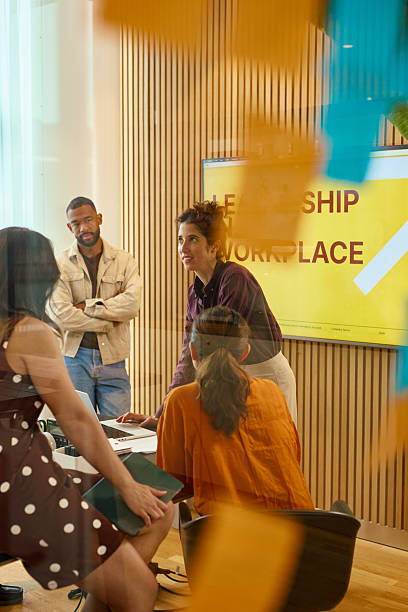 istock Managers leading a leadership training session in the office 2231951964