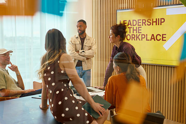 istock Managers leading a leadership training session in the office 2231951977