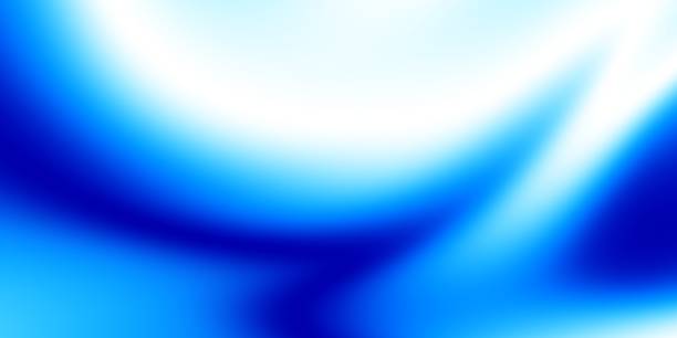 abstract blue background, blue and white blurred background