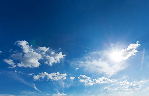 istock Blue sky background with tiny clouds. fluffy clouds in the sky. Background summer sky 2231962840