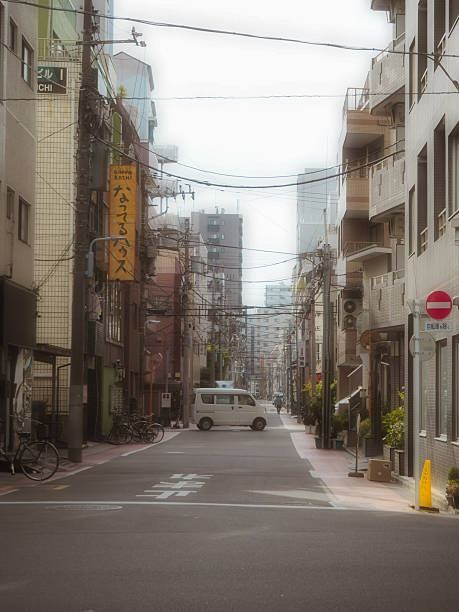 istock Retro japanese street 2231973922