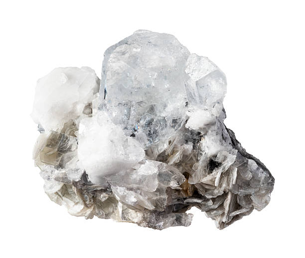 istock raw goshenite with mica and feldspar cutout 2231982781