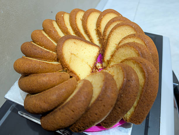 istock Classic spiral sliced sponge cake 2231984349