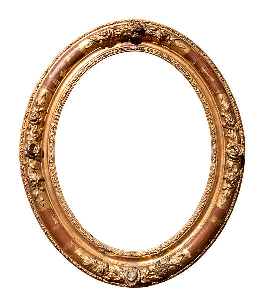 istock baroque vertical oval golden picture frame cutout 2231986826