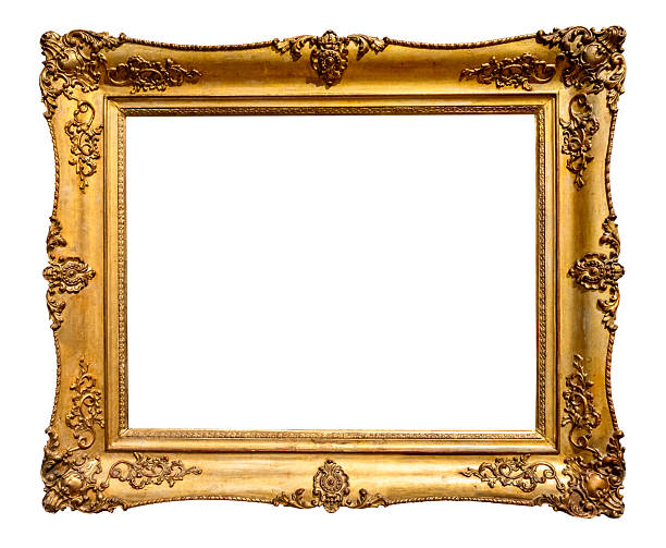 istock antique horizontal baroque golden painting frame 2231986832