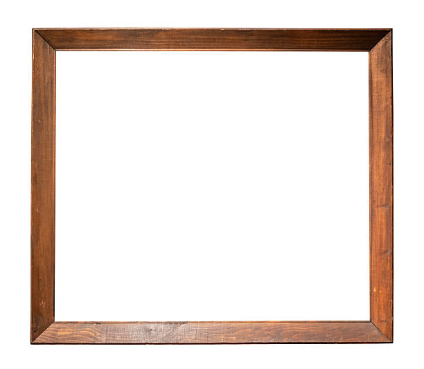 istock vintage narrow simple flat wooden picture frame 2231986861