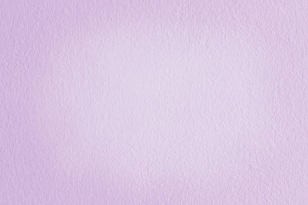 Purple Pastel Concrete Cement Wall Texture For Background And Design.