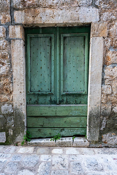 istock Old wooden door 2232001068