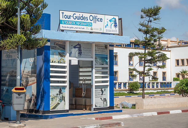 Tour Guides Office at Essaouira, Morocco, with design elements visible.