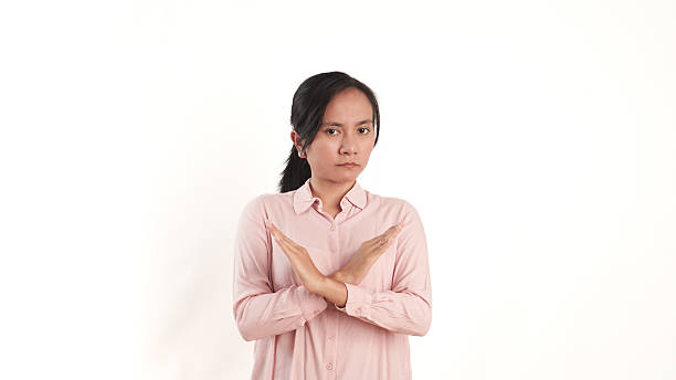 istock Woman Folding Arms in Disapproval 2232012426