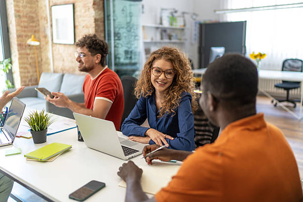 istock Young professionals collaborating on a project in the office 2232013158