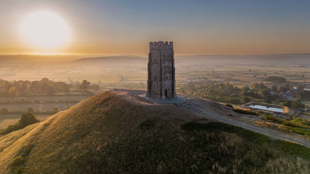 istock unrise Behind Glastonbury Tor – Iconic Somerset Landmark 2232016115